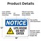 Signmission UPS Room Do Not Enter OSHA Notice Sign, Aluminum, 18in W x 12in L, 2PK OS-2PACK-NS-A-1218-L-18786 - alternate 5